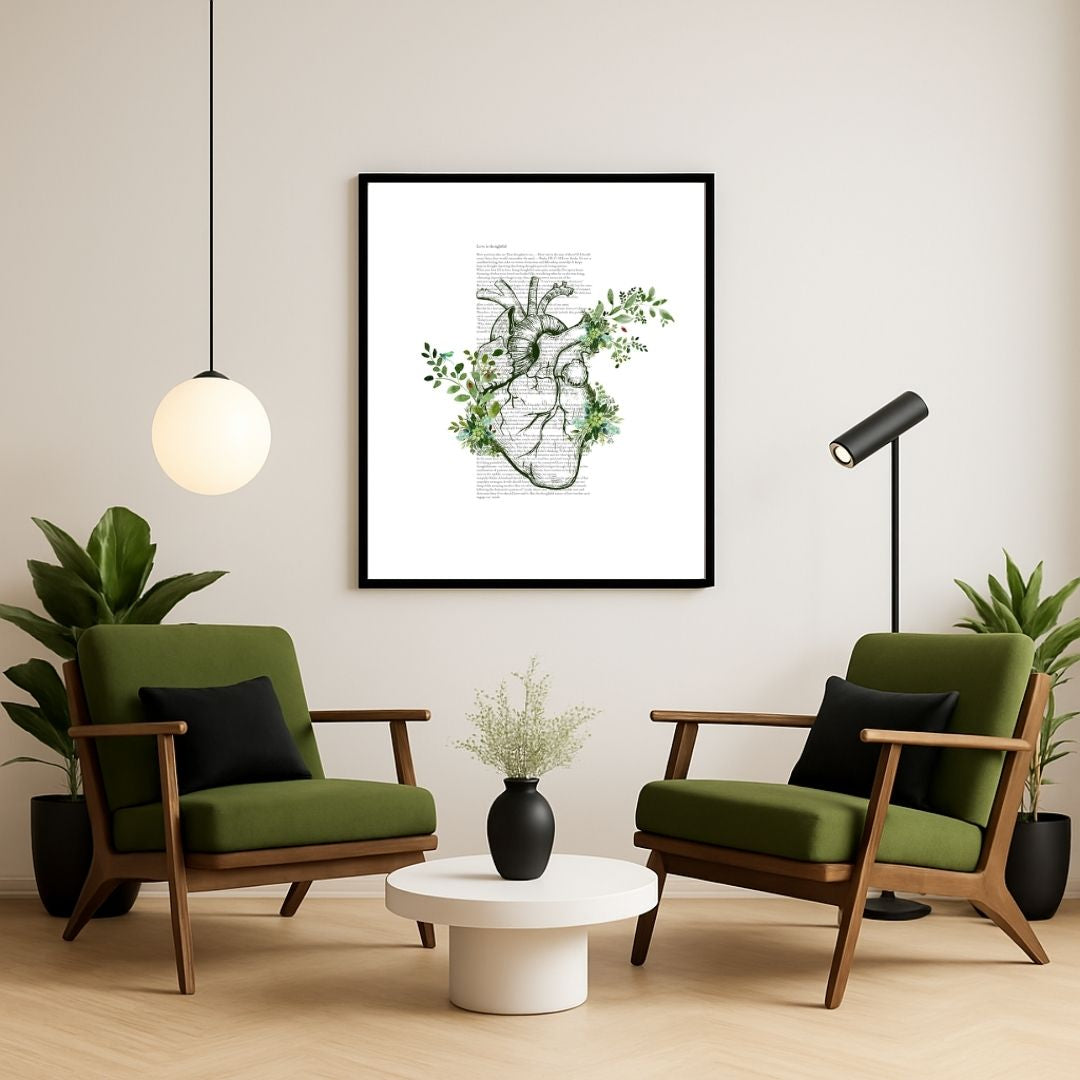 Anatomy in bloom collection set x 3 Love is kind/patient/thoughtful